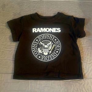 Ramones Logo Black Tee